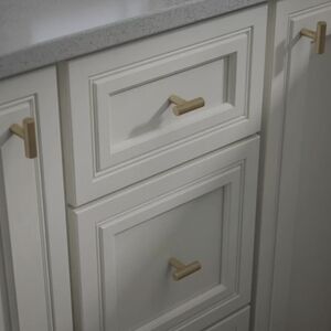 8 Liberty Champagne Bronze Steel Bar Knob